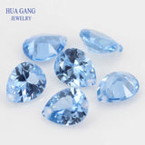 AAAAA Pear Shape Synthetic Spinel Stones 4x6~10x14mm