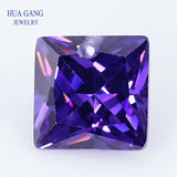 AAAAA Violet CZ Stone 4x4~12x12mm High CZ