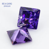 AAAAA Violet CZ Stone 4x4~12x12mm High CZ