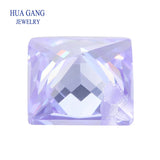 4x4~12x12 High Lavender CZ Stones Square Shape