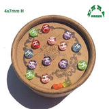 Transparent 4*7mm Letter Beads 200pcs Acrylic Round Bead Jewelry Making
