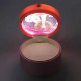 Elegant Jewelry Box with Single Neckline Wheel for Bracelet