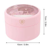 Elegant Jewelry Box with Single Neckline Wheel for Bracelet