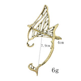 Leaf Fairy Ear Cuff Earring Antique Gothic Halloween Earcuff