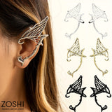 Leaf Fairy Ear Cuff Earring Antique Gothic Halloween Earcuff