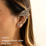 Leaf Fairy Ear Cuff Earring Antique Gothic Halloween Earcuff
