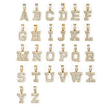 Big Zircon Baguette Pendant Hip Hop Necklace