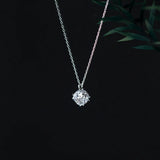 925 Silver CZ Necklace for Women