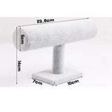 Velvet Chain Watch T-Bar Display Stand