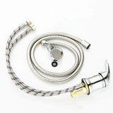 Single Wide Tap Bath Sink Shower Head Spray Hose on Mixer