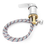 Single Wide Tap Bath Sink Shower Head Spray Hose on Mixer