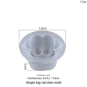 Big Cat Claw Silicone Mold for Baking Crafts
