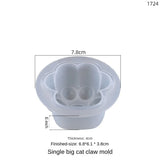 Big Cat Claw Silicone Mold for Baking Crafts