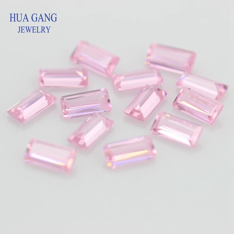 Rectangle Shape CZ Stone for Jewelry 1.5x2~3x5mm