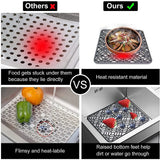 Silicone Grey Sink Mat Kitchen Sink Protector, Non-Slip Heat Resistant