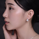 925 Sterling Silver Earrings Natural Freshwater Pearls Fine Jewelry for Women