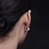925 Sterling Silver Earrings Natural Freshwater Pearls Fine Jewelry for Women