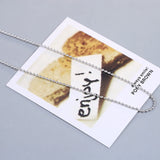925 Sterling Silver Necklace Chain Round Beads DIY Jewelry