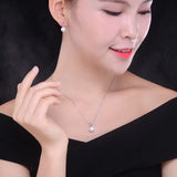 Freshwater Pearls Earring 925 Sterling Silver Euro English Lock Fine Jewelry