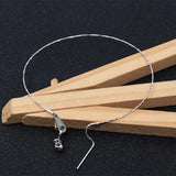 S925 Adjustable Silver Bead Memory Bracelet