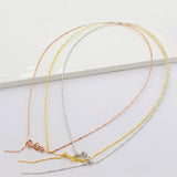 S925 Silver Adjustable Choker with Moving Beads