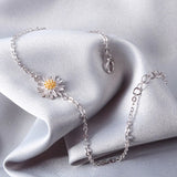 Sunshine Flowers Charm Bracelet 925 Silver 16cm+2.5cm Hot