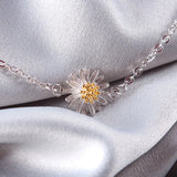 Sunshine Flowers Charm Bracelet 925 Silver 16cm+2.5cm Hot