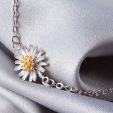 Sunshine Flowers Charm Bracelet 925 Silver 16cm+2.5cm Hot
