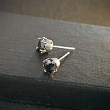 CZ Stones Stud Earrings for Women in 925 Sterling Silver Jewelry