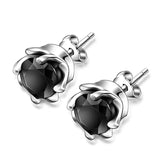 CZ Stones Stud Earrings for Women in 925 Sterling Silver Jewelry