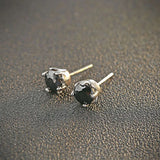 CZ Stones Stud Earrings for Women in 925 Sterling Silver Jewelry