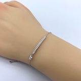 925 Silver Bracelet Anklet for Women Girl Mother Birthday
