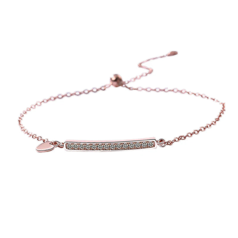 925 Silver Bracelet Anklet for Women Girl Mother Birthday