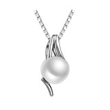 Freshwater Pearl Pendant S925 Silver Necklace Choker for Women