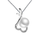 Pearl Pendant Necklace 925 Sterling Silver Chain Choker