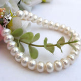 Multicolor Freshwater Pearl Strand Bracelet 9-10mm