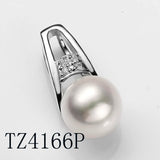 Sterling Silver Pendant with Pearls & Fine Silver Box Chain Promotion