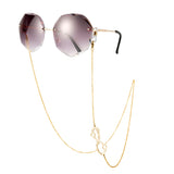 Sipuris Name Glasses Chain Stainless Steel Heart Infinity Jewelry