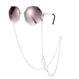 Sipuris Name Glasses Chain Stainless Steel Heart Infinity Jewelry