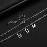 Sipuris Letter Necklace Steel Name Jewelry Women Gift