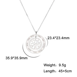 Sipuris Family Tree Necklace Personalized Name Jewelry Gift