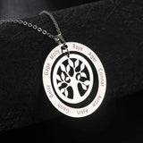 Sipuris Family Tree Necklace Personalized Name Jewelry Gift