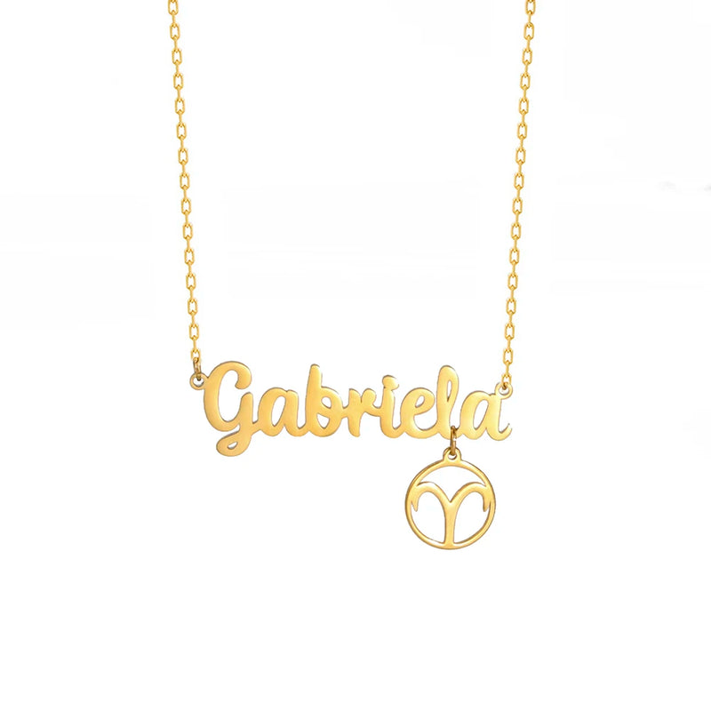Sipuris Name Constellation Pendant Necklace - Personalized Exclusive Necklace