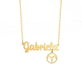 Sipuris Name Constellation Pendant Necklace - Personalized Exclusive Necklace