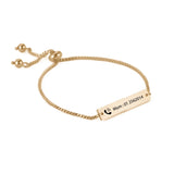 Sipuris Personalized Stainless Steel Name Engraved Bracelet For Women
