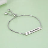 Sipuris Personalized Stainless Steel Name Engraved Bracelet For Women