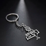 Sipuris Kids Drawing Key Chain Personalized Keychain