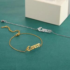 Sipuris Name Bracelet, Personalized Stainless Steel Letter Bracelet