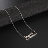 Sipuris Double Name Stainless Steel Necklace Gift