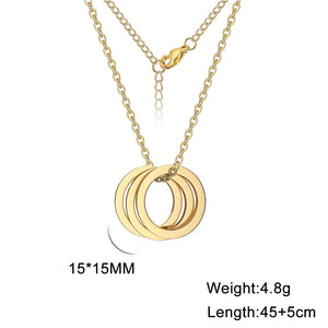 Golden Choker Necklace with Multiple Names Engraving